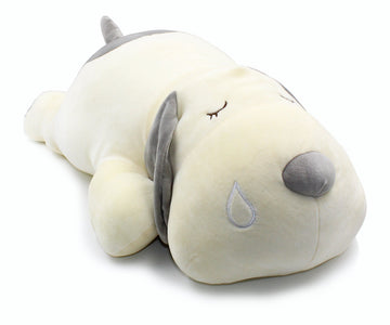 Vintoys Very Soft Dog Big Hugging Pillow Plush Puppy Stuffed Animals Gray 23.5"