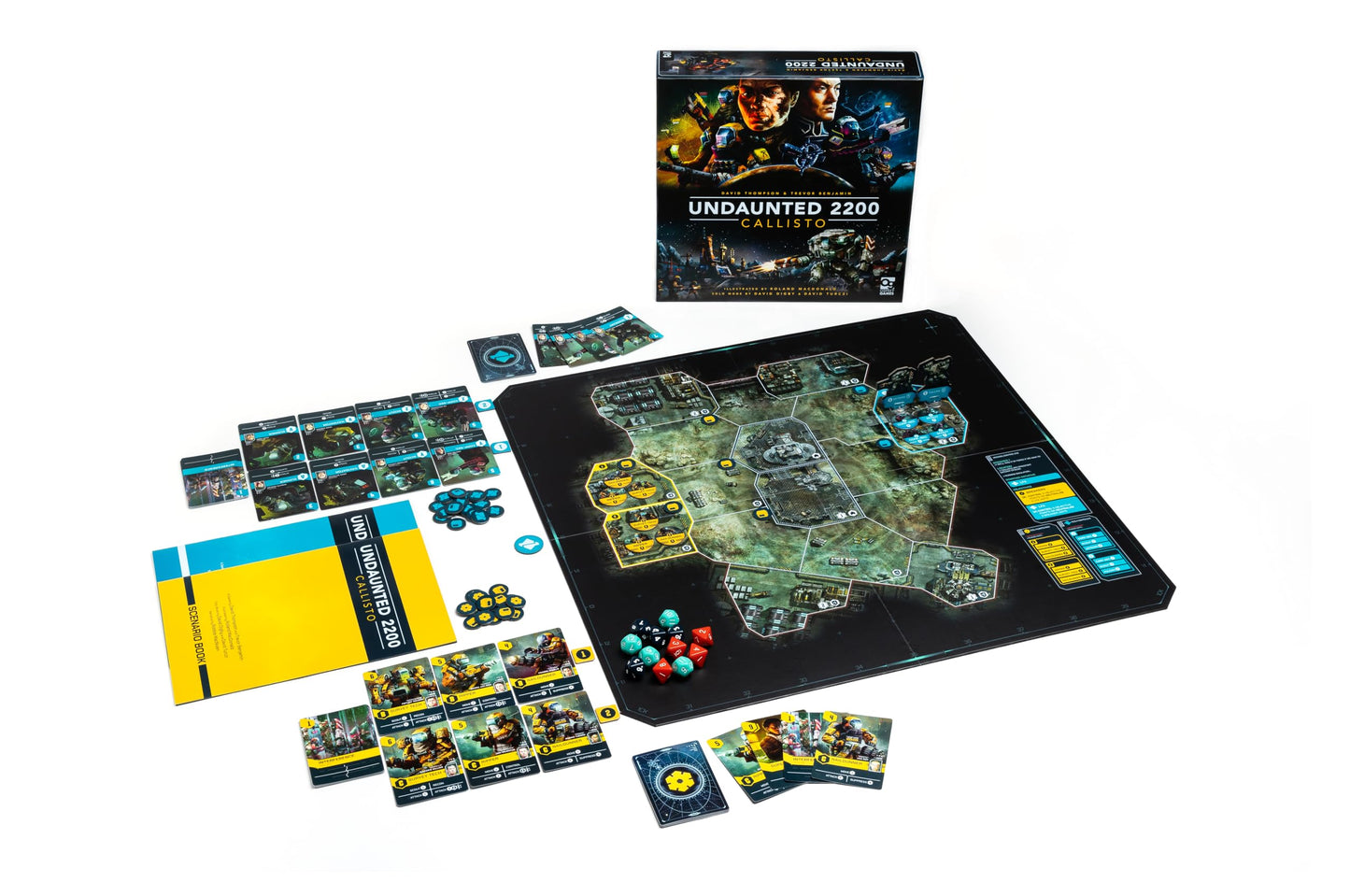 Undaunted 2200: Callisto Board Game by Osprey Games | Standalone Sci-Fi Deck-Building Strategy Game for 1-4 Players, Ages 14+ | Award-Winning Series