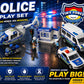 Tiny Force Toy Police Set - Police Car Play Set for Toddler Boys, Kids Toys for Imaginative Play, Safe Police Toys & Gifts