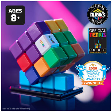 Rubik's Cube Tetris Edition 3x3 Cube Shapeshifting Puzzle Game Brain Teaser