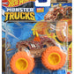 Hot Wheels Monster Trucks Steer Clear, Stripes Earned 4/4 Includes Crushed Car