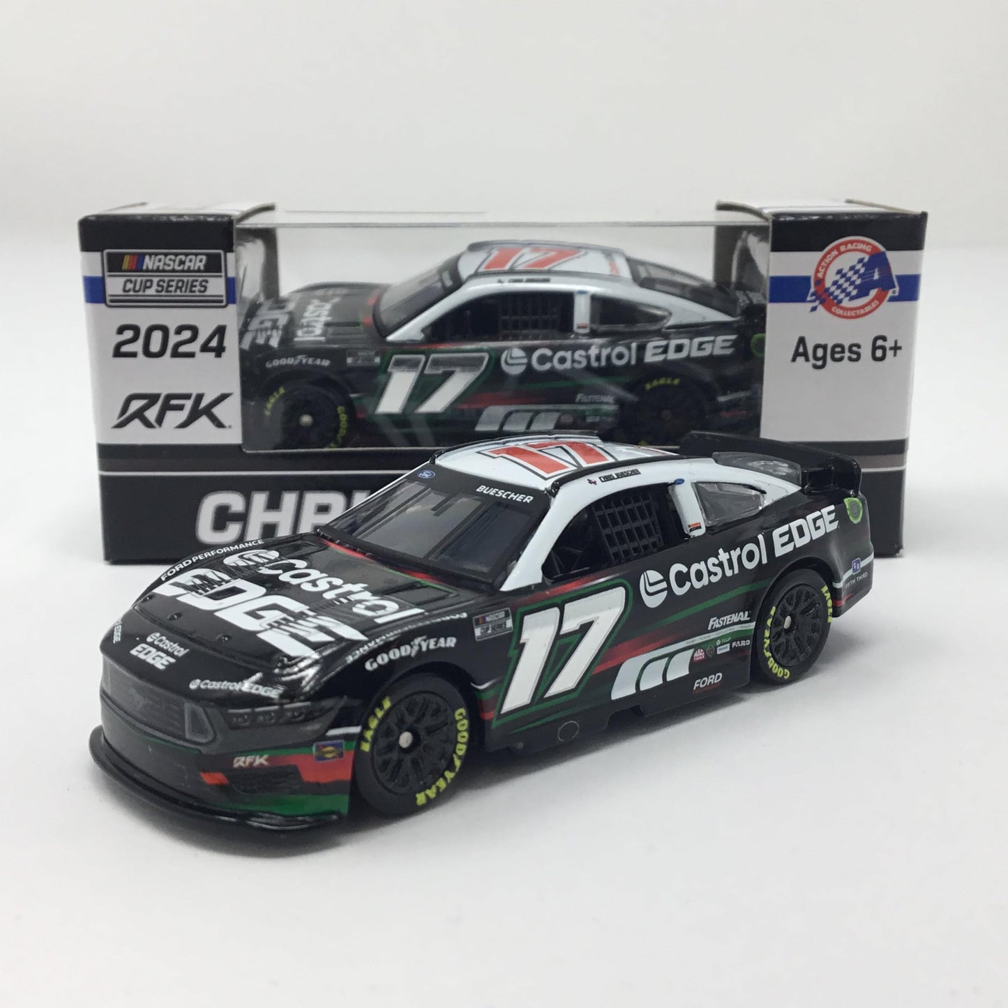 Chris Buescher 2024 Cast Edge Foil Number 1:64 Diecast