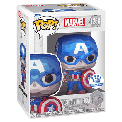 Funko Pop! Marvel: Captain America *Faceted Shop Exclusive