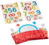 Amscan 251836 Rainbow Birthday Add-Any-Age Crown with Fringe, Multi