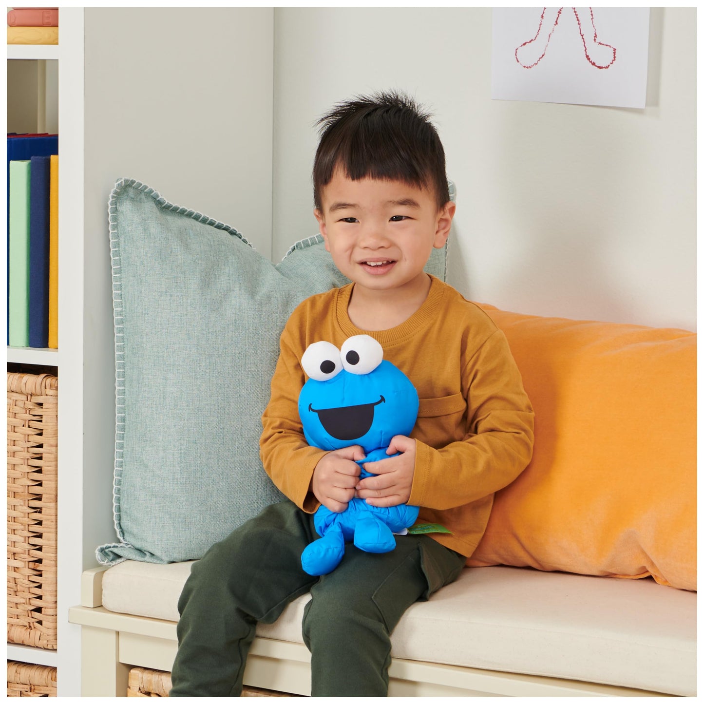 GUND Sesame Street Cookie Monster 7-Inch Nylon Plush Toy for Ages 1+