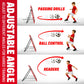 Soccer Training Equipment, Kickback 3.3X3.3FT - Football Training Gifts, Aids & Equipment for Kids, Teens & All Ages, Portable