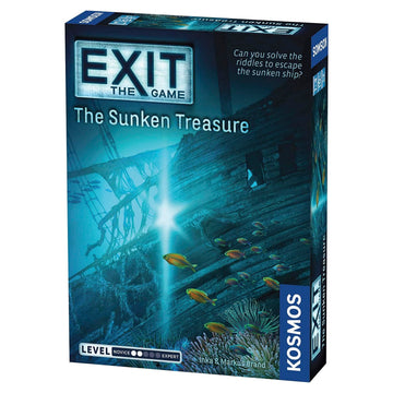 The Sunken Treasure | Exit: The Game - A Kosmos| Family-Friendly, Card-Based At-Home Escape Room Experience for 1 To 4 Players, Ages 10+