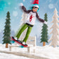The Elf on the Shelf MagiFreez Holly Jolly Ollie Skateboard Set for Your Scout Elf - Includes Magical Standing Pants, elf- Sized Long Sleeve tee
