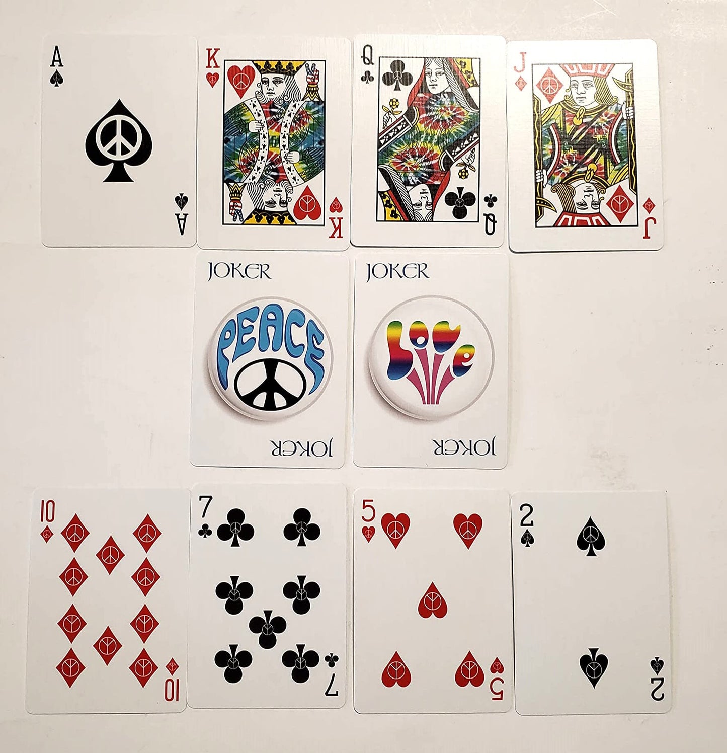 Bicycle 3rd Edition Tie Dye 3 Deck Playing Cards Tye Die Magic