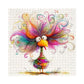 Larkipuzz Funny Cute Chicken Puzzles for Adults 1000 Pieces, Pretty Colorful Bird Jigsaw Puzzles, Art Challenging Difficult Animal Puzzle