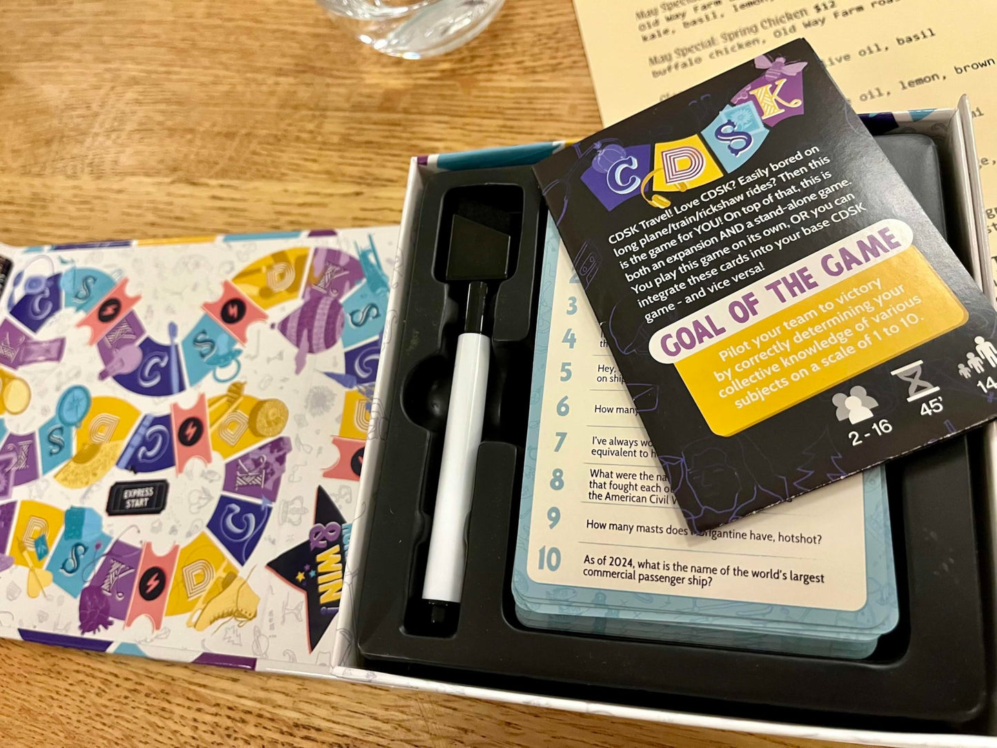 Hachette Boardgames CDSK Travel | A Travel-Friendly Version of the Millennial Trivia Game | Over 800 New Questions | Ages 14+ | 2 to 16 Players | 45