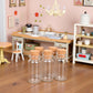 10Pcs Dollhouse Glass Jars Miniature: 1/12 Scale Glass Bottles Food Container for Kitchen Restaurant - Mini Canister Empty with Cork?Dollhouse