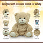 Made By Aliens Plush Teddy Bear Stuffed Animal - Soft Cuddly Huggable Plush Toy for Kids & Adults - 9 Inch for Birthday Graduation Valentine