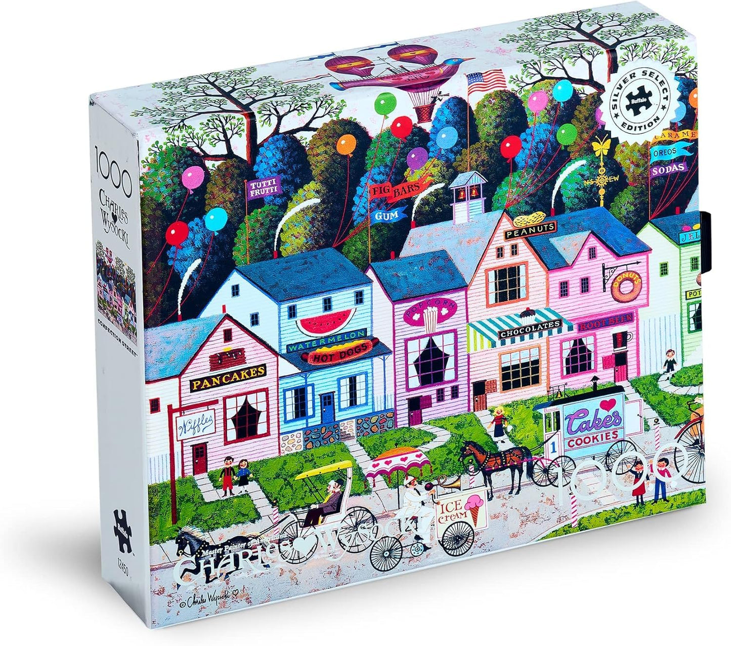 Buffalo Games - Charles Wysocki Confection Street - 1000 Piece Puzzle