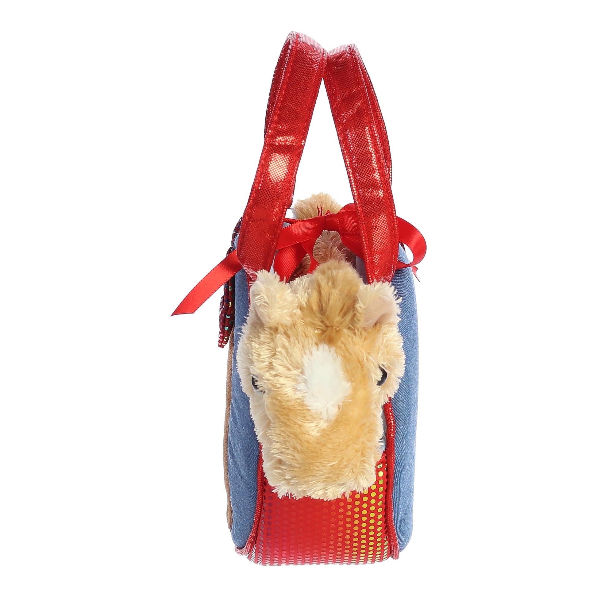 Aurora® Fashionable Fancy Pals™ Pretty Pony Stuffed Animal - Plush with Stylish Purse for Dress Up Fun - Perfect for Kids 3+ Years, Costumes,