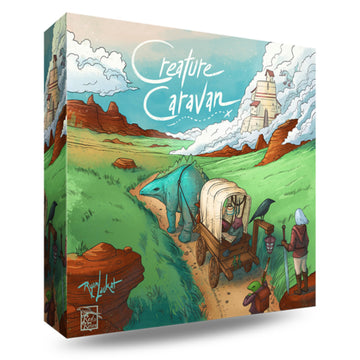 Red Raven Creature Caravan Epic Adventure Tableau-Building Board Game of Traveling, Trading & Battling Ember Zombies Across Arzium, Featuring 134