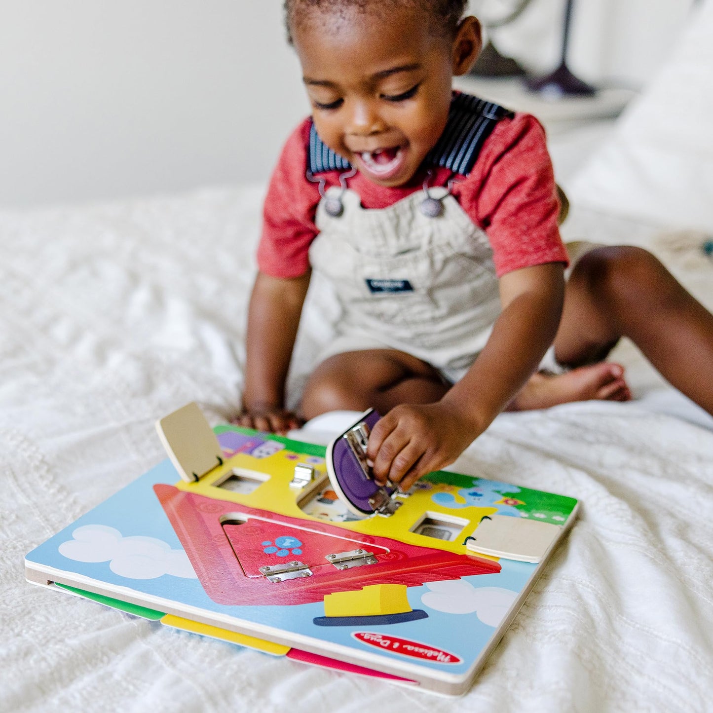 Melissa & Doug Blue’s Clues & You! Wooden Activity Board with Clue Cards - FSC Certified
