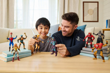 Masters of the Universe 5.5 Inch Action Figure Toy, Man at Arms 2026 Movie Accurate Hero, 14 Movable Joints & Scepter & Blaster, Idris Elba