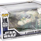 Funko Pop! Deluxe: Yoda Lifting X-Wing, Galactic Convention Exclusive