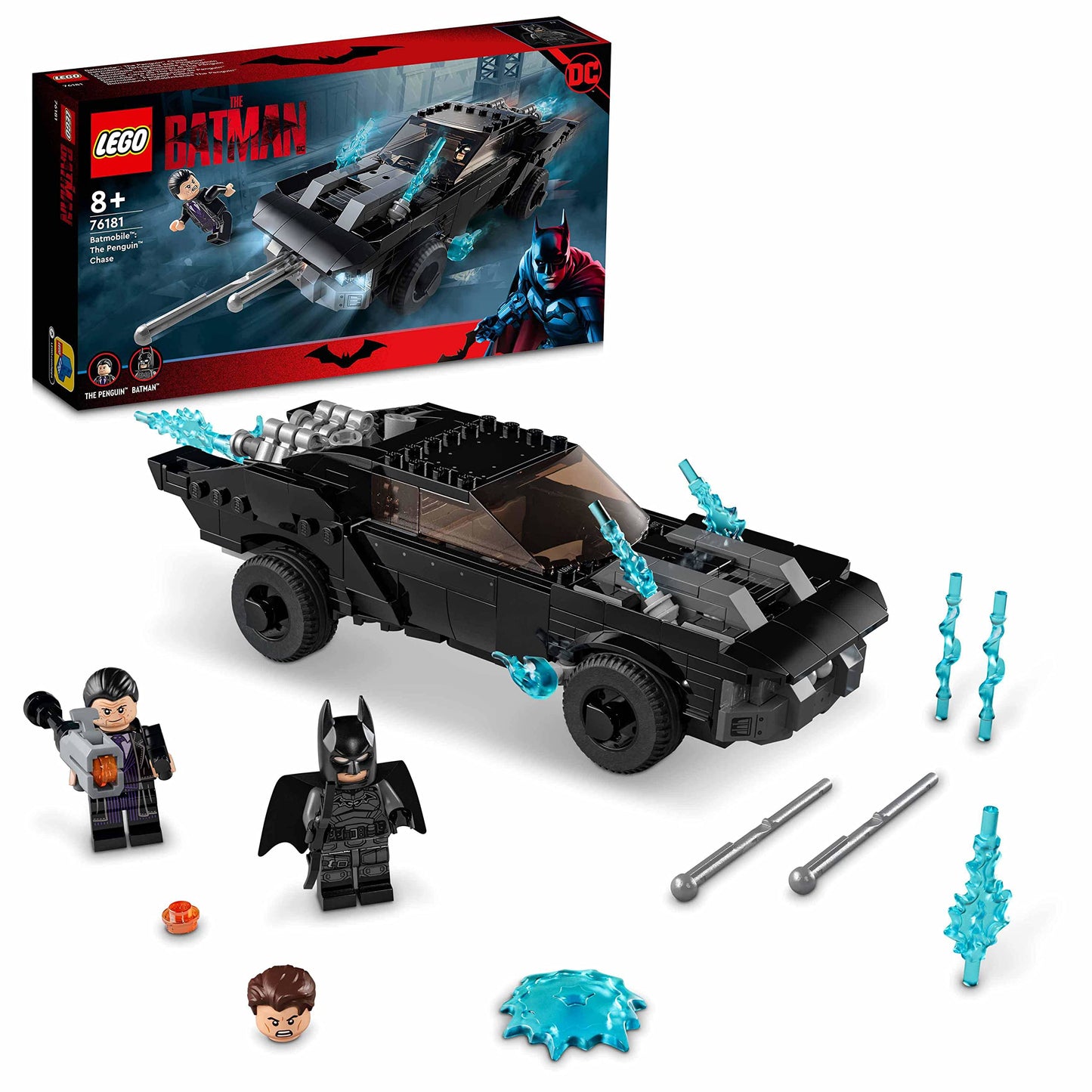 Lego 76181 DC Batman Batmobile: Chasing The Penguin, Toy Car, Gift Idea for Children from 8 Years Old