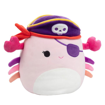 Squishmallows 10-Inch Halloween Cailey Pirate Crab Jazwares Plush Toy