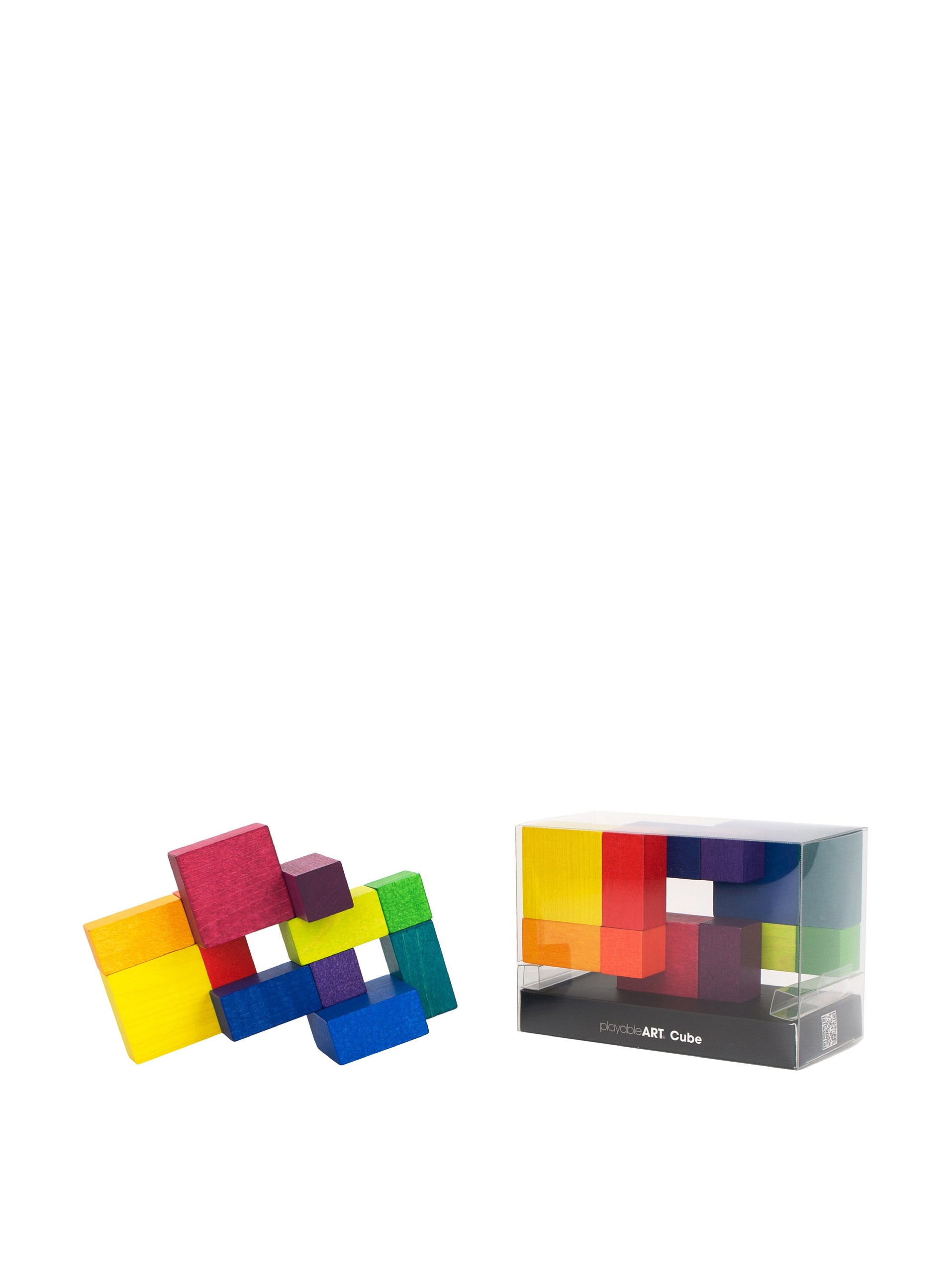 PLAYABLE ART Cube - Reshapable Sculptural Desk Decor & Fidget Puzzle Toy