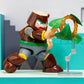 Jada Mega Man Wave 3 Wood Man Action Figure Toys - 1:12 Deluxe Scale - 6" Tall, Fully Articulated, Collector Packaging