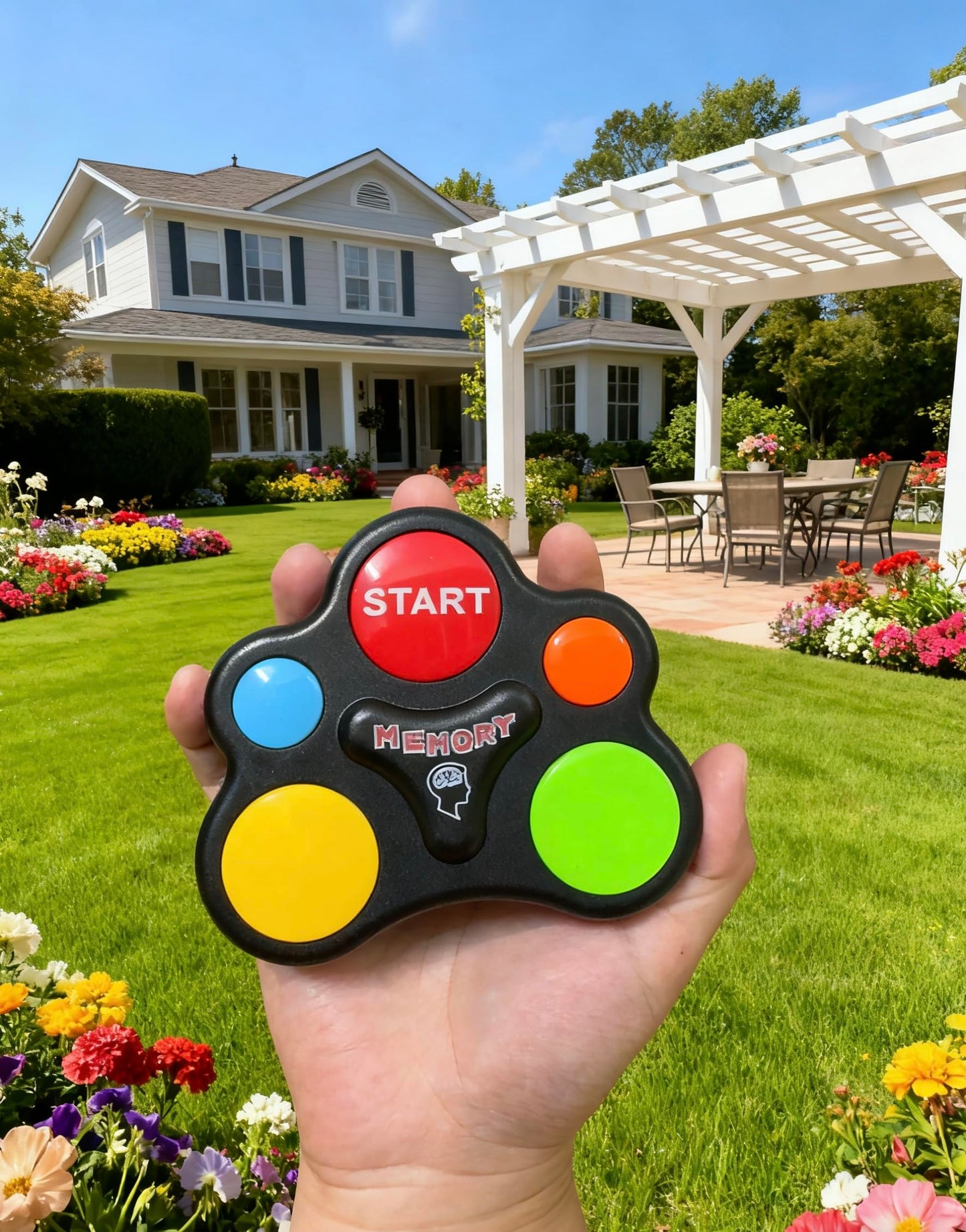 Light & Sound Memory Game - Interactive Electronic Toy for Focus & Reaction Training