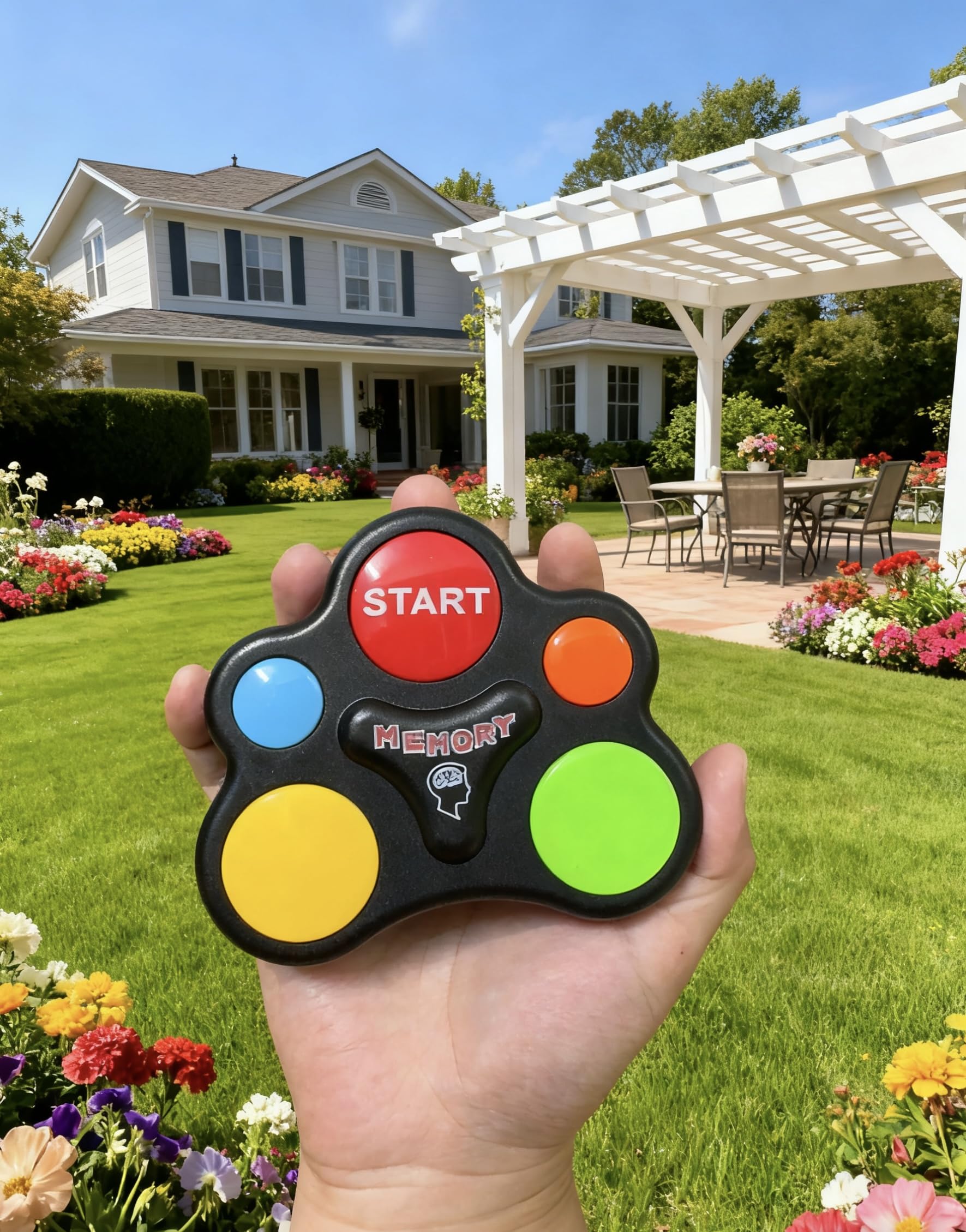 Light & Sound Memory Game - Interactive Electronic Toy for Focus & Reaction Training