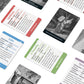 CARDDIA | Books of The Bible Flash Cards | Woodcut Illustrations, Color-Coded Divisions & Key Facts | Perfect for Bible Study, New Christians