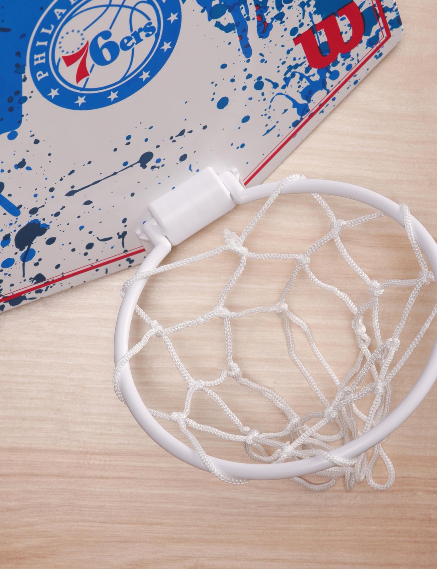 WILSON NBA Team Mini Basketball Hoop - Philadelphia 76ers