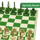 ICUP Stonerware Chess Set Game - Novelty Themed Chess Set for Adults - 32 Unique Pieces, Funny Chess Board Game - Gag Gift for Adults