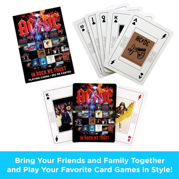 AC/DC-In Rock We Trust Playing Cards