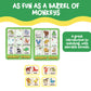 POPULAR PLAYTHINGS Monkey Bingo Picture Board Game, Animal Matching Game, Early Learning Fun, Gifts for Kids Ages 4 & Up