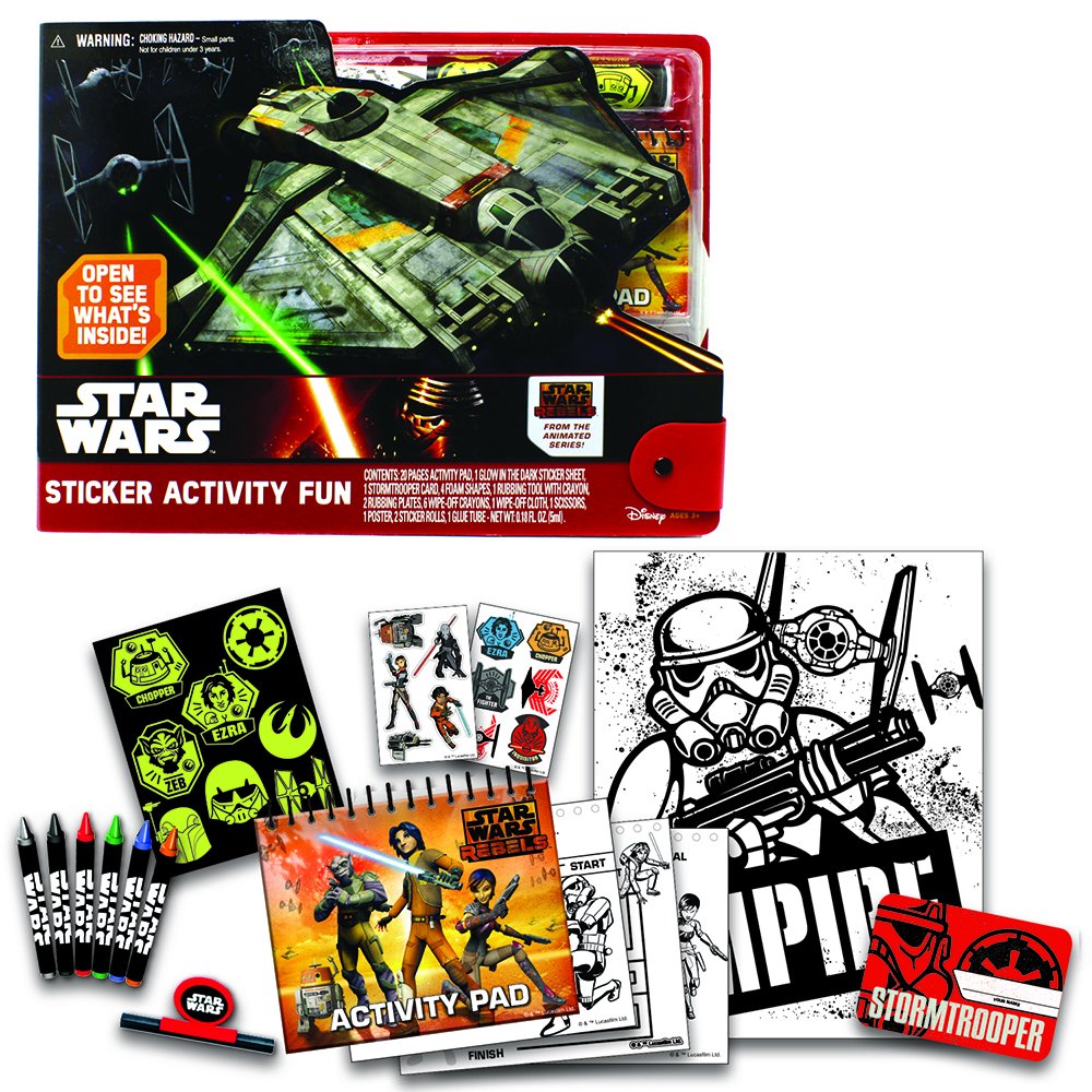 STAR WARS Battle Scene Sticker Activity Fun Play Set