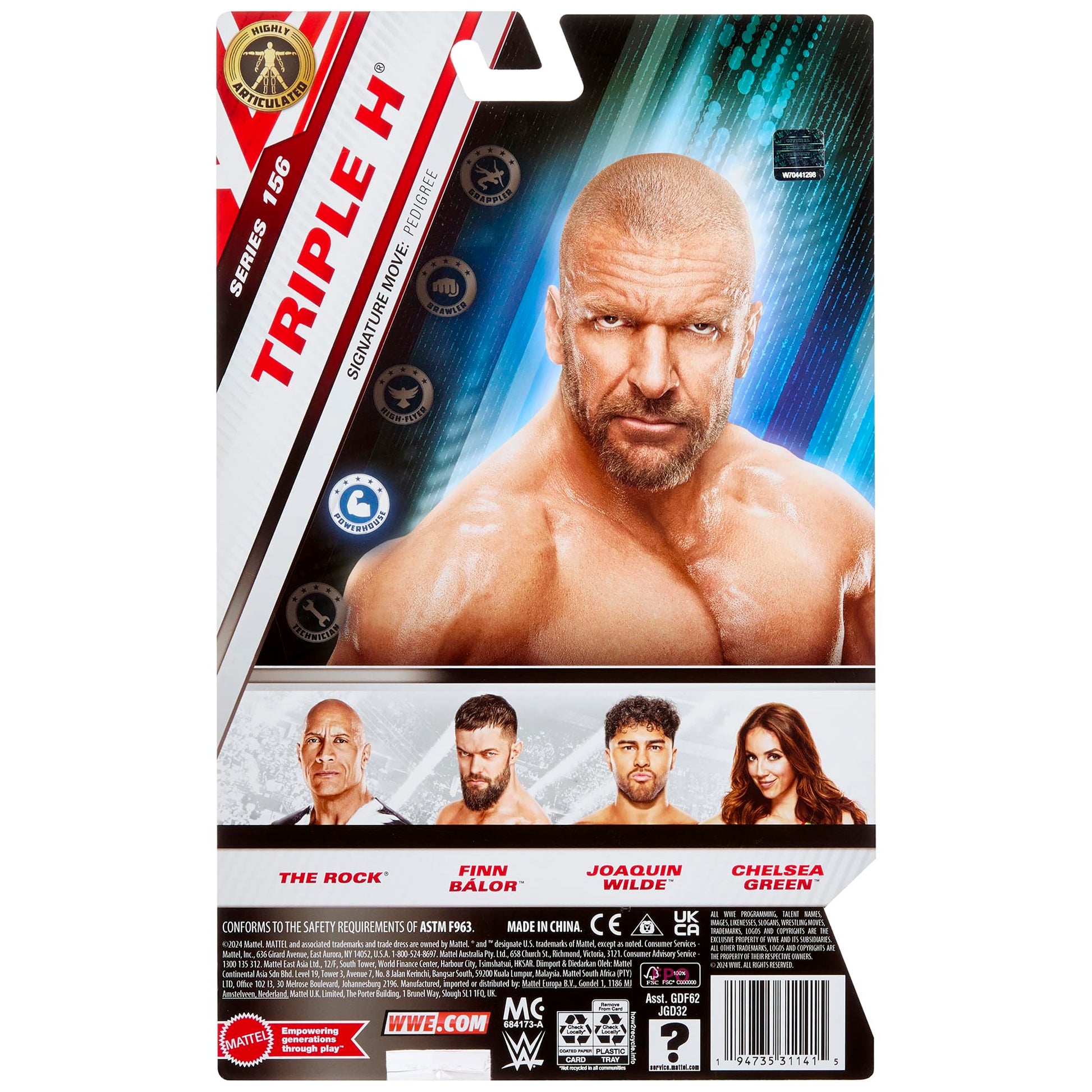 WWE Triple H (HHH) Main Event 156 Toy Wrestling Action Figure