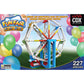CDX Blocks: Fun Fair Ferris Wheel - 227 Pieces, Brick Building Set, Amusement Park Ride Model, Promotes STEM Learning