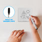 Canvas Tiles Whiteboard with 8 Magnetic Building Tiles & 5 Marker Pens Expansion Construction Blocks STEAM Learning Kits Educational Toy Set Preschool