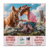 Sunsout A Cowgirl's Best Friend 500 Piece Jigsaw Puzzle for Adults - Finished Size: 18" x 24" by Artist: John Stewart