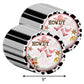 Birthday Galore Howdy Y’all Cowgirl Plates - 32 Pieces, 9" Round Disposable Tableware with Western Design Theme - Fun and Bright Colorful Tableware