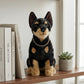 Double Bread Realistic Doberman Dog Plush Toy - Simulation 12" Standing Doberman Noble Pet Dog Stuffed Animal Puppy Model Toy, Unique Plush Gift