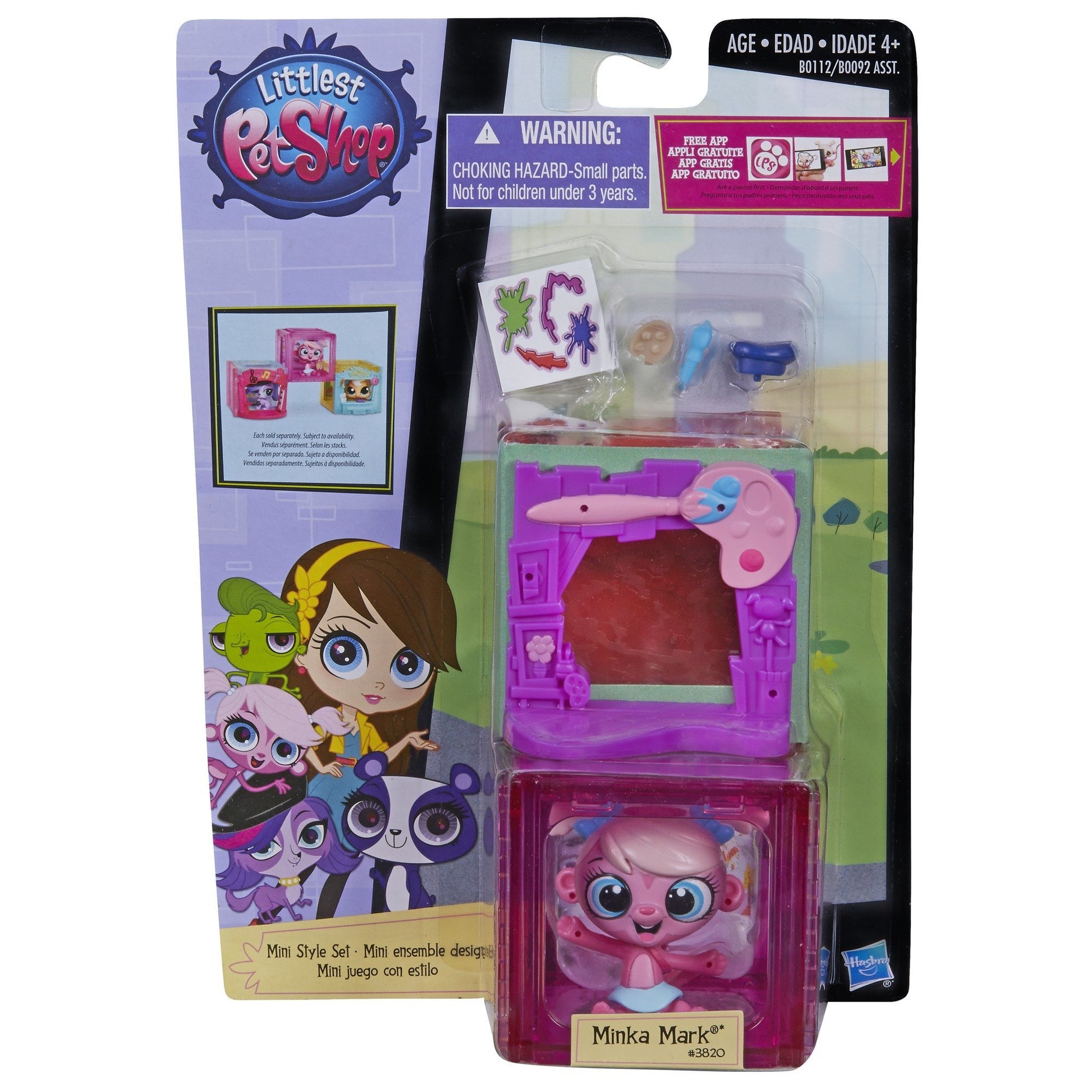 Littlest Pet Shop Mini Style Set Minka Pet