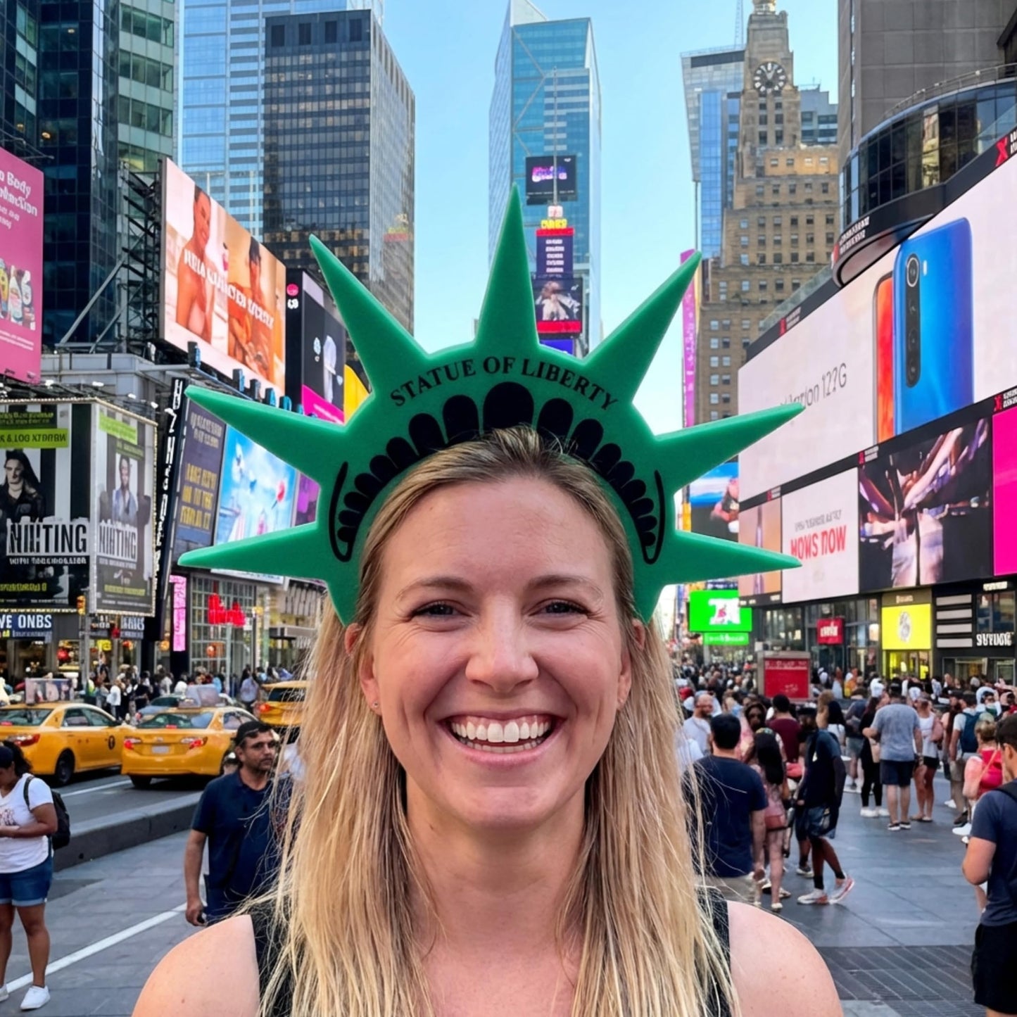 Fun Statue of Liberty Costume Hat Crown Visor (MADE in USA) for Costumes and New York City Theme Parties