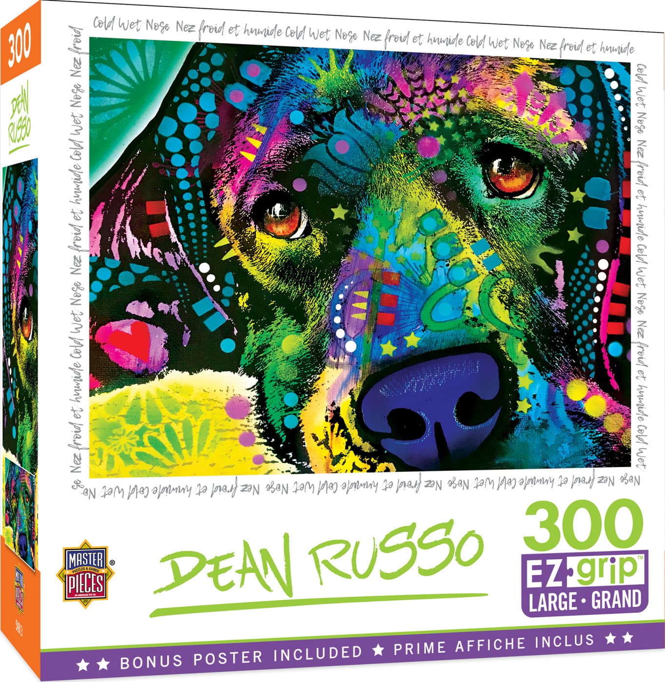 Masterpieces 300 Piece EZ Grip Jigsaw Puzzle - Cold Wet Nose - 18"x24"