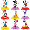 9Pcs Mickey Honeycomb Centerpieces, Cartoon Movie Theme Birthday Party Supplies, Double-Sided 3D Table Decorations & Favors for Kids