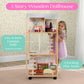 Delta Children Moveable Mansion Dollhouse - 360-Degree Play Dollhouse with Wheeled Base - Includes 16 Accessories - Fits 12-inch Dolls - Pretend Play