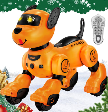 anysun Robot Dog Toy for Kids, Programmable Remote Control Robots Puppy with Follow Up & Touch Sensors, Dancing & Singing, Smart Stunt Robot Pet