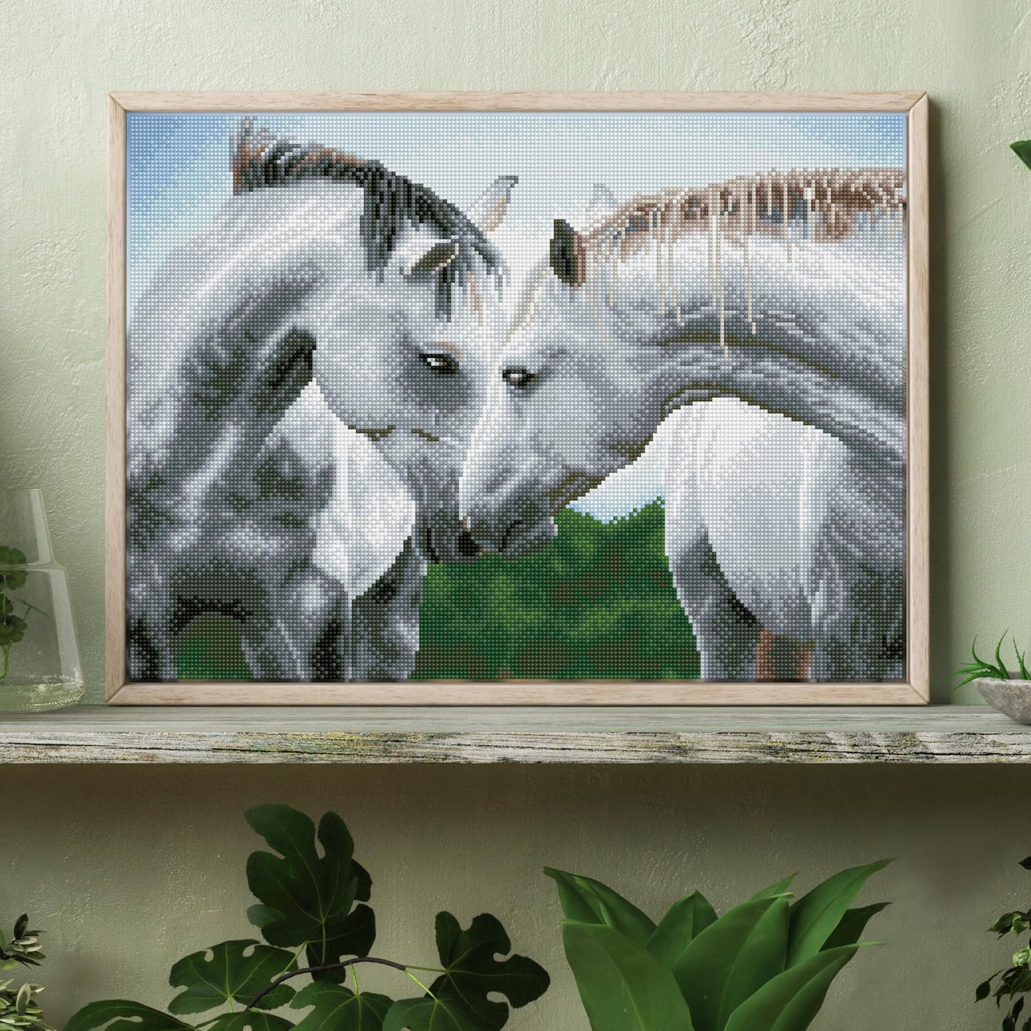 DIAMOND DOTZ Sweet Talk Horse Diamond Painting Kits for Adults - Diamond Art Kits a Relaxing Creative Craft Kit with Dotz Gems