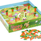 Blue Orange Tabletop Board Game, Cooperative, for Kids and Family Fun, Help The Bunny Find The Carrots, Ages 3+, Happy Bunny Games