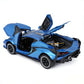 Toy Cars for Kids Ages 3-12 Diecast Metal Model Car with Light and Sound Pull Back Car Toys for Boys Age 3 + Year Old (Blue)